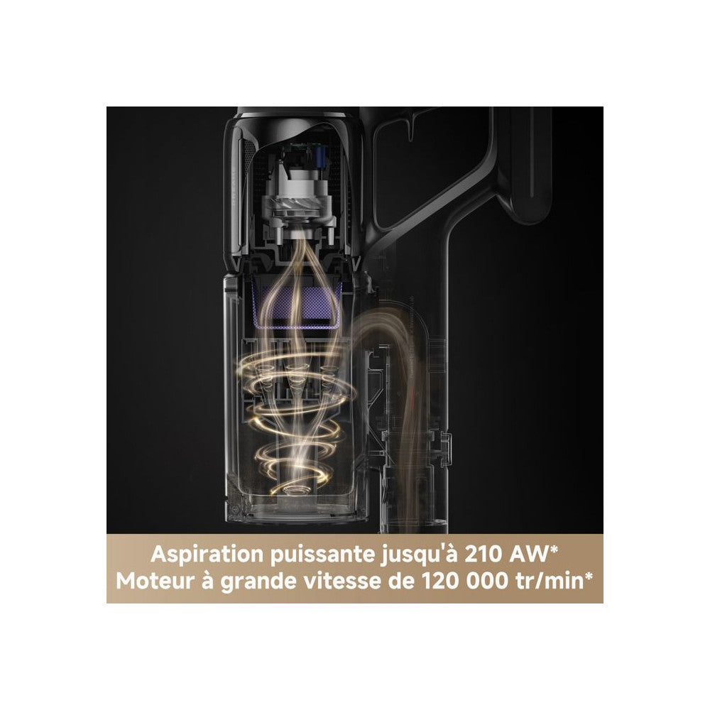 Aspirateur Balai Sans Fil -   Z10 - 210aw - Filtration 99,99% Hepa H14 - Détection Poussiere - Réglage Auto De L