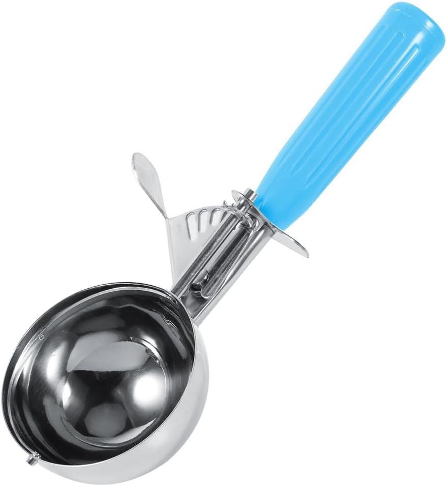 Cuillère à glace bleue en acier inoxydable avec gâchette Vendos85 - Mathon