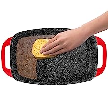 Rôtissoire 40 x 22 cm, avec couvercle en fonte d