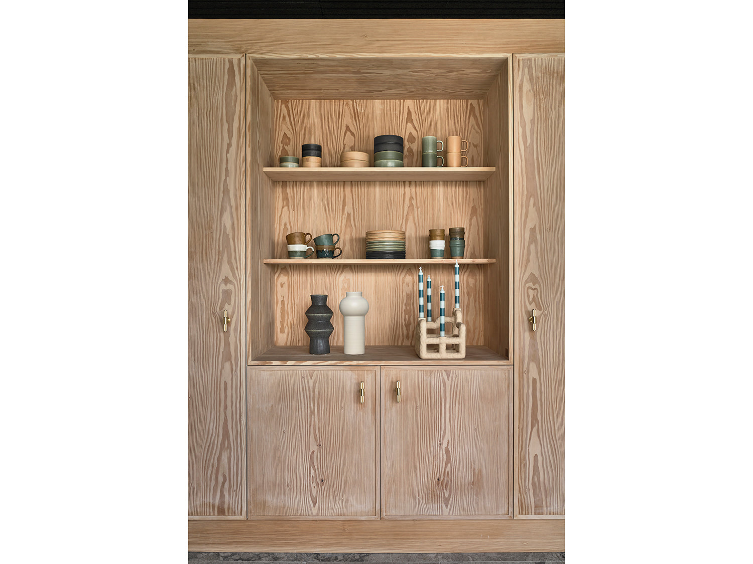 Set de 2 tasses espresso EVIG en porcelaine Ambre Villa Collection - Mathon - 2