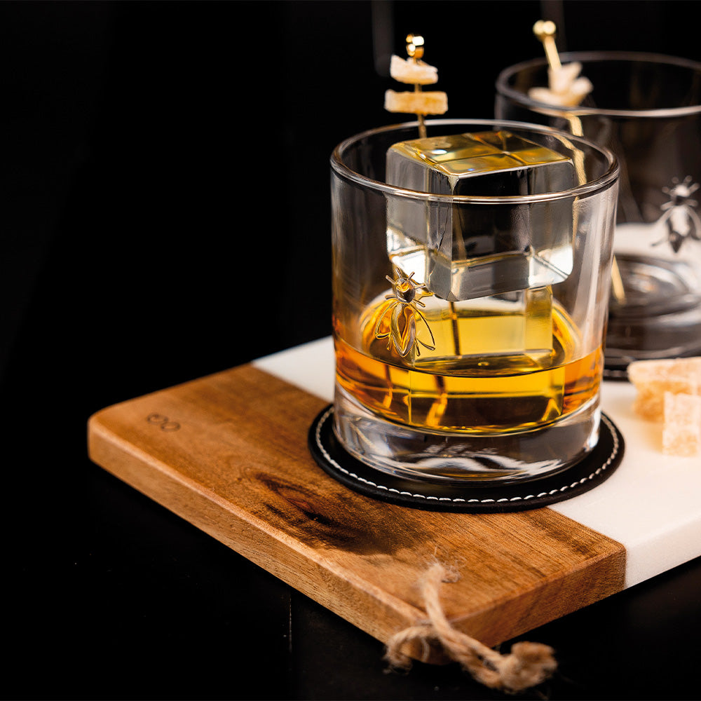 Lot de 6 verres à whisky ABEILLE La Rochère - Mathon - 2