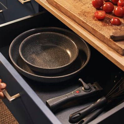 Set de 3 poêles Torre (Poêle 24 cm + Poêle 28 cm + Poignée amovible) Ballarini - Mathon - 2