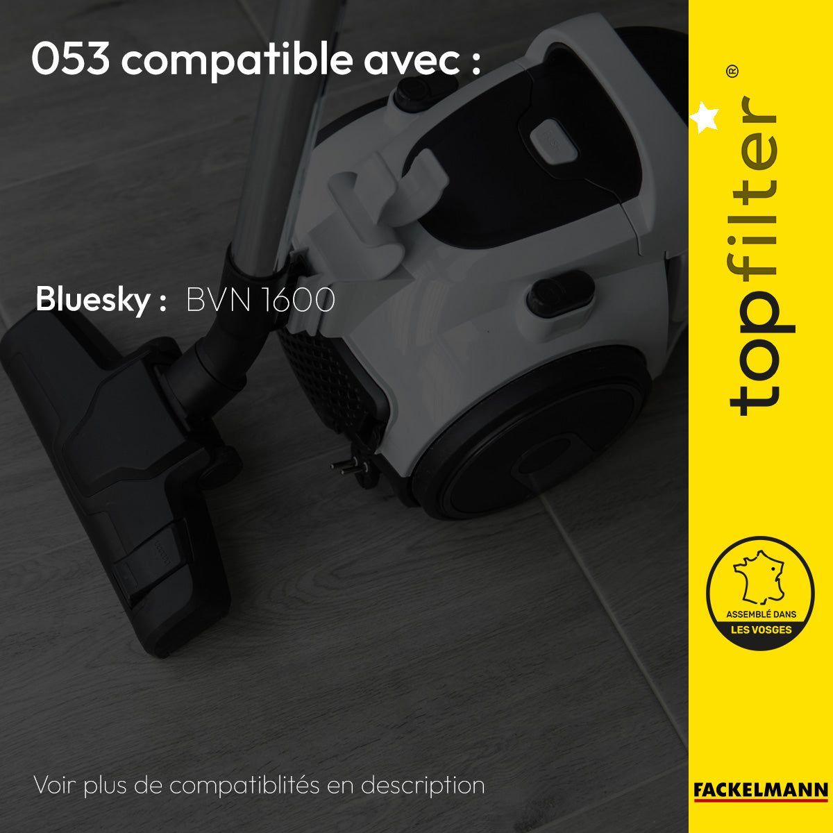 Lot de 4 sacs aspirateur Bluesky TopFilter Premium TopFilter - Mathon - 2