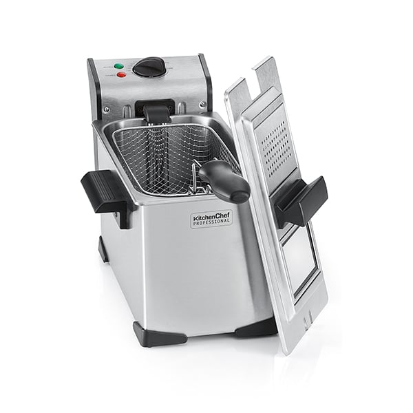 Friteuse inox 3,5 L 2000 W KCPFR35X Kitchen Chef Professional - Mathon