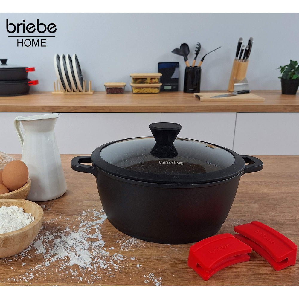 Faitout Induction Antiadhésif Titane 20cm, Fonte d