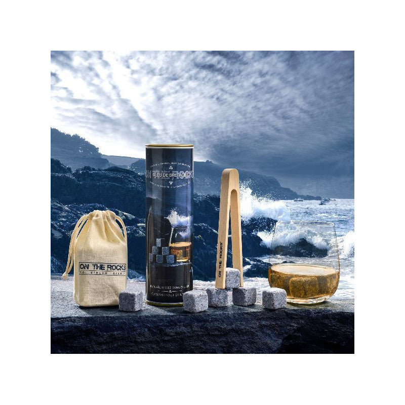 Coffret de 6 glaçons en granit bleu de Bretagne on the rocks - Mathon - 2