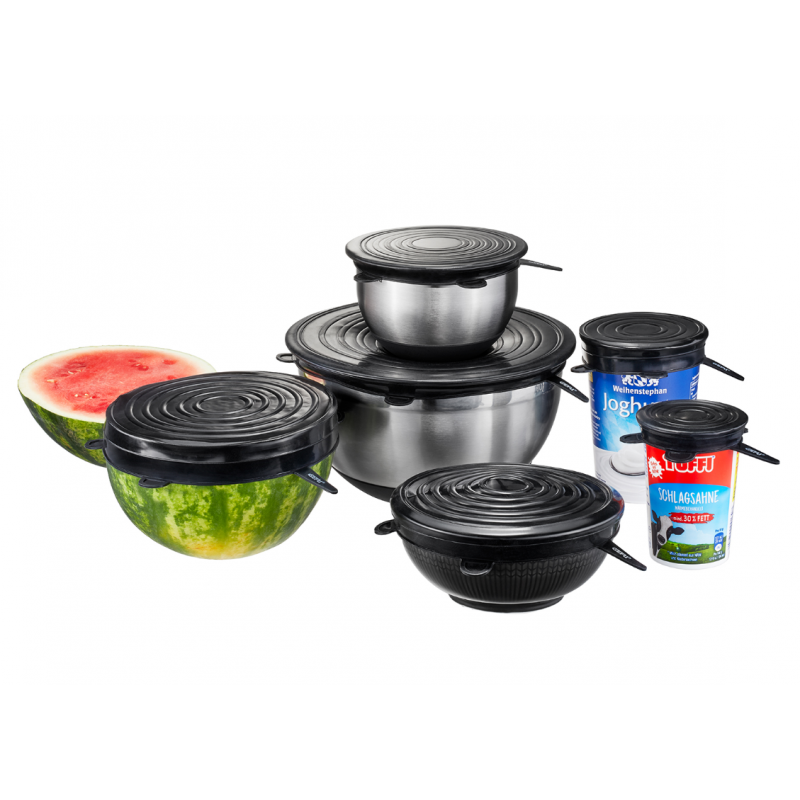 Couvercle en silicone FLEXIFRESH, 6 pièces Gefu - Mathon - 1