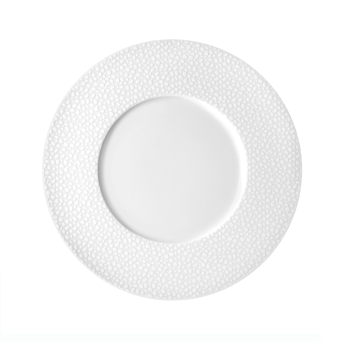 Baghera Blanc - Assiette plate 27cm (lot de 6) Médard de Noblat - Mathon - 1