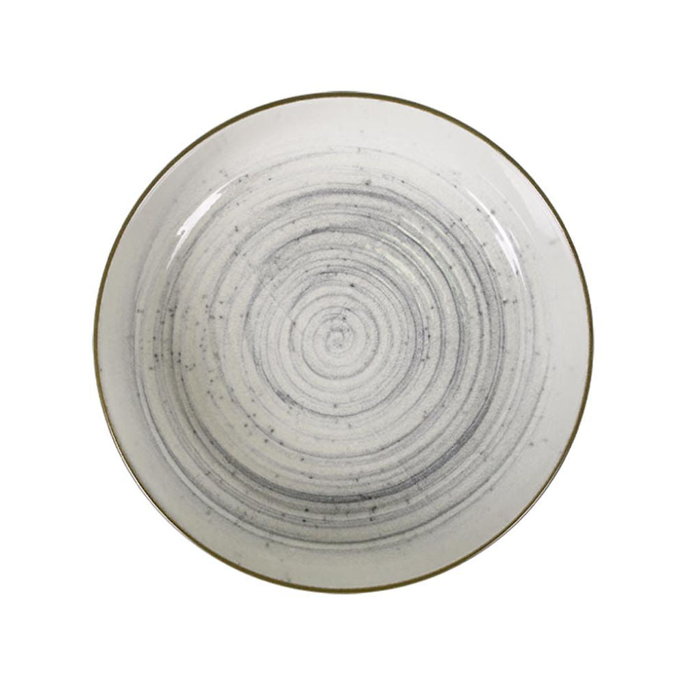 6 assiettes creuses 18cm Vortex La Mediterranea - Mathon - 1