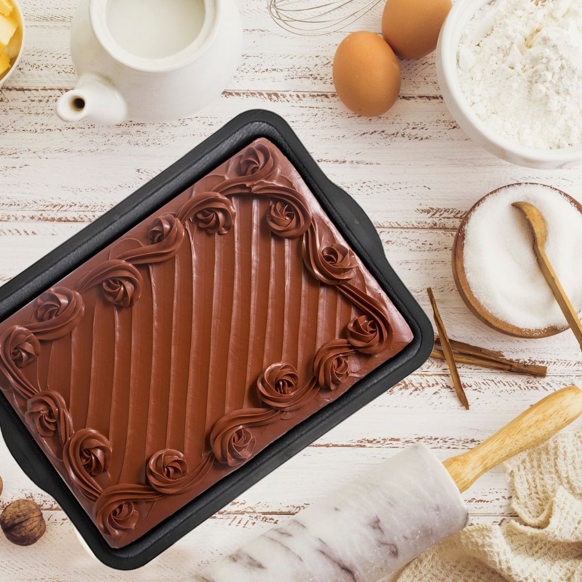 Plaque à pâtisserie rectangle 35 x 26 cm Zenker Silicone fibre de verre Zenker - Mathon - 2