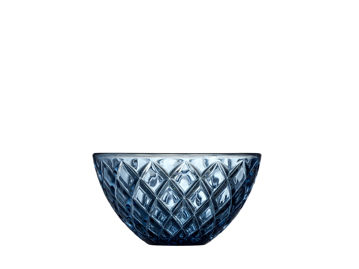 Ensemble de 4 bols SORRENTO 12cm en verre Bleu Lyngby Glas - Mathon - 3