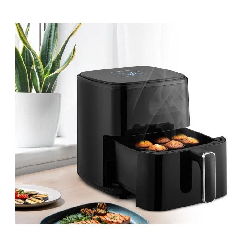 Friteuse Sans Huile –   - Airfryer 5 L- 1400 W - Ecran Tactile - 7 Pré-réglages De Cuisson - Noir Arthur Martin - Mathon - 3