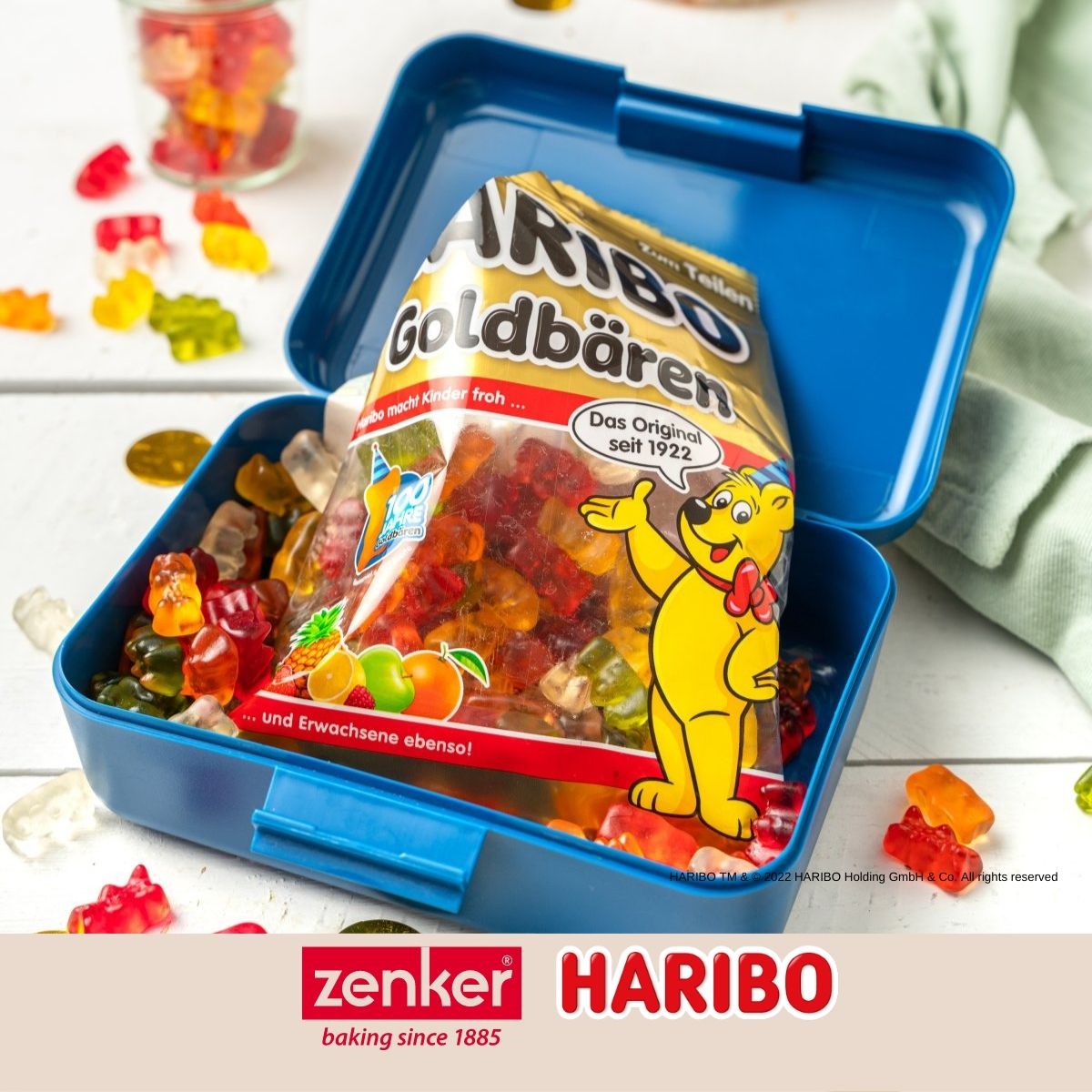Boîte alimentaire avec couvercle en plastique 16,5 x 11,5 cm Zenker Haribo Zenker - Mathon - 8