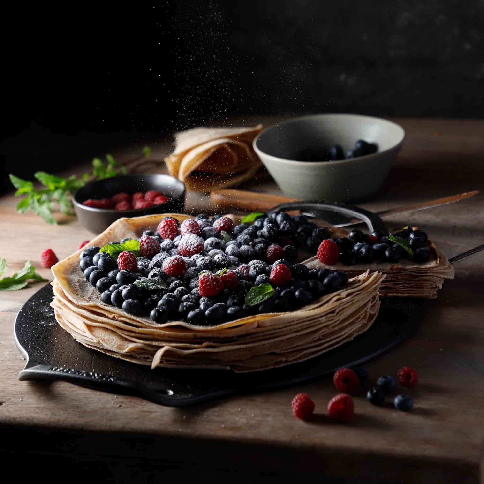 Plaque à Griller en Fonte à Induction pour Pizza, Poêle 38cm pour Barbecue, Four  Noir 34474 Victoria Cookware - Mathon - 3