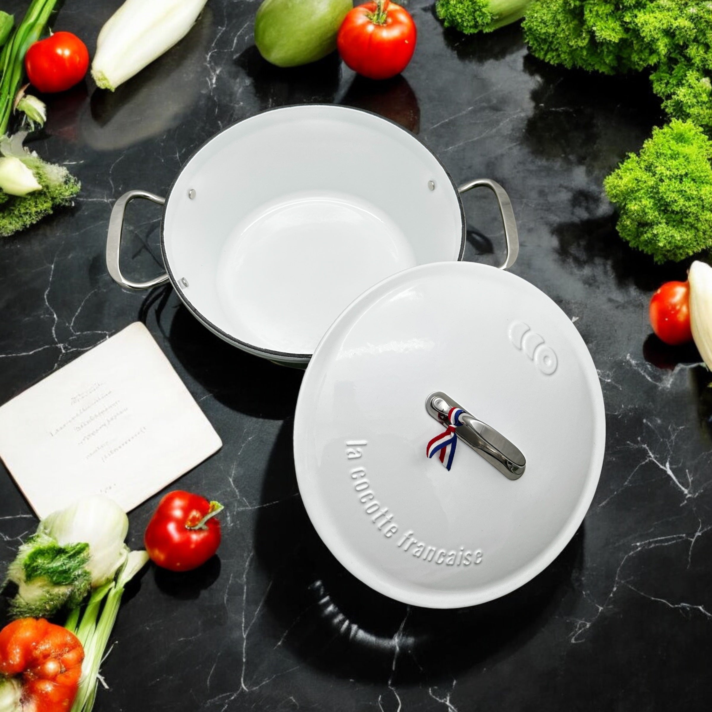 Cocotte blanc neige La cocotte française - Mathon - 2