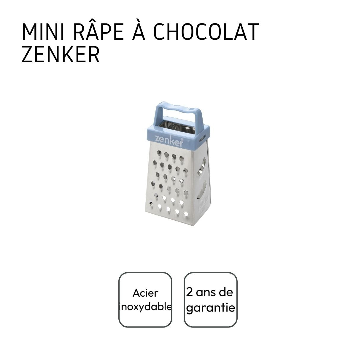Mini râpe de pâtisserie 7,5 cm Zenker Sweet Sensation Zenker - Mathon - 4