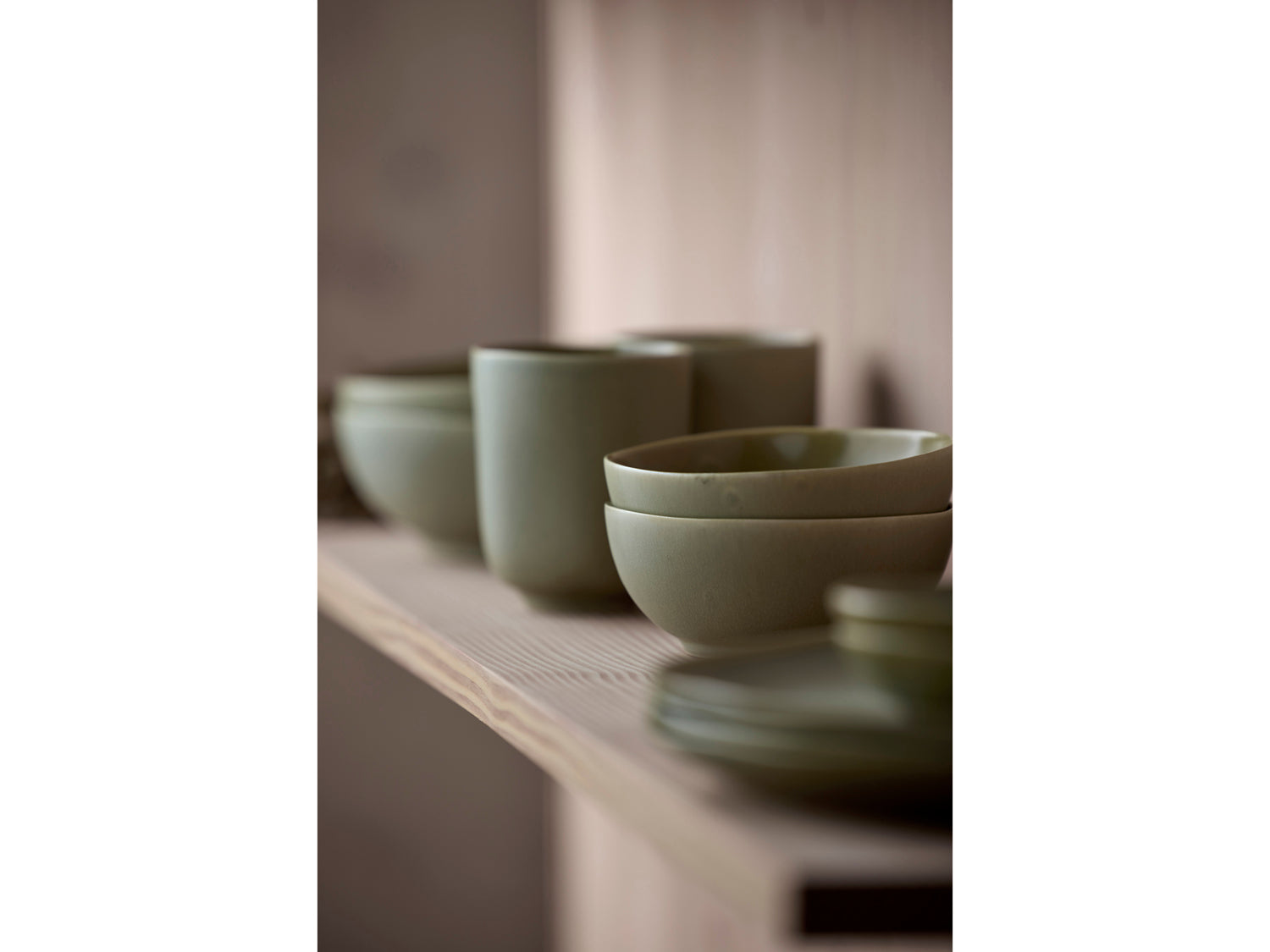 Mug sans anse UMAMI en grès Vert pur Villa Collection - Mathon - 8