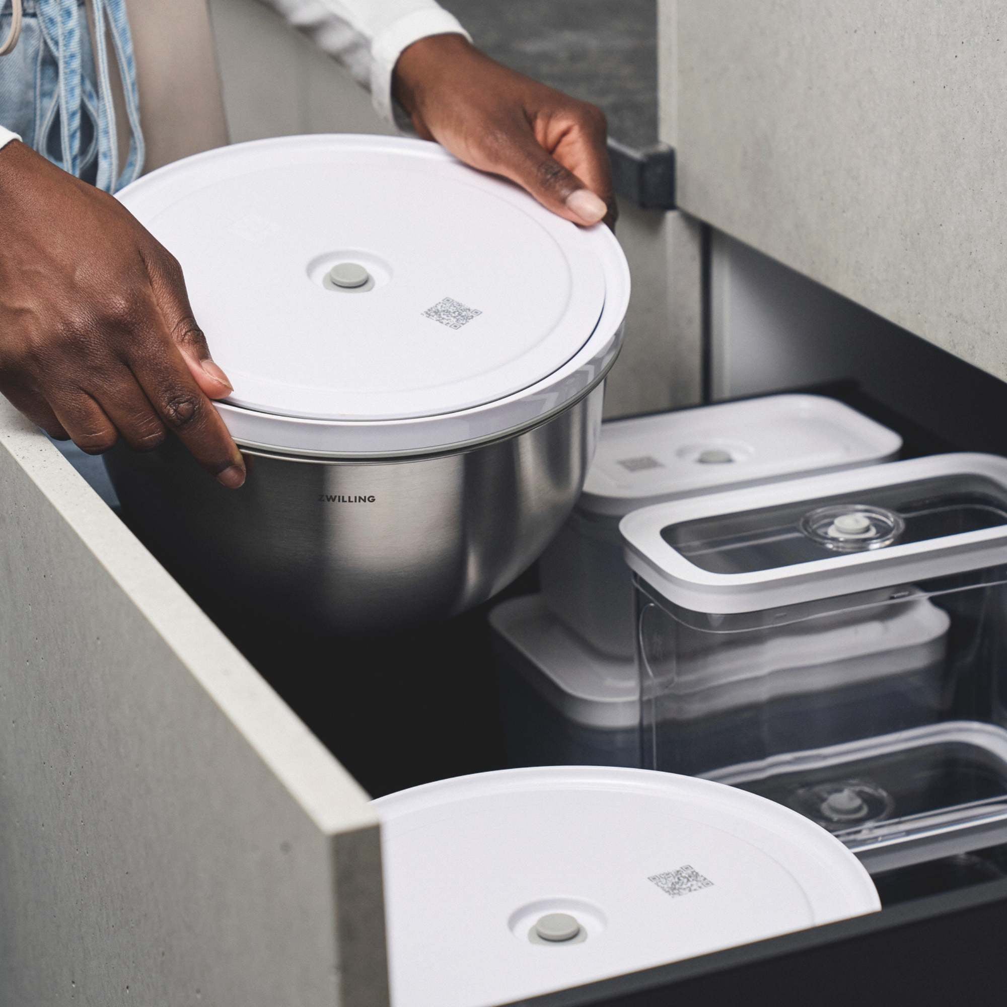 Bol sous vide L / 24 cm, Acier inoxydable, Argent Zwilling - Mathon - 2