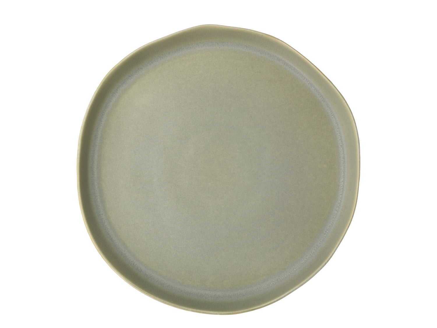 Plat de service rond UMAMI en grès Vert pur Villa Collection - Mathon - 2