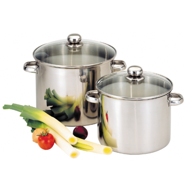 Traiteur inox + couvercle verre - 30 cm - 16L environ Baumalu - Mathon