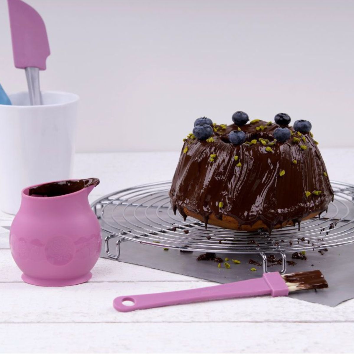 Pinceau de cuisine et de pâtisserie 19 cm en poils synthétiques Zenker Sweet Sensation Zenker - Mathon - 5