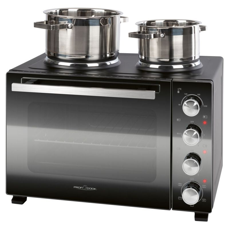 Combiné four 32L et double plaques de cuission Proficook PC-KK1302-Noir Proficook - Mathon - 2