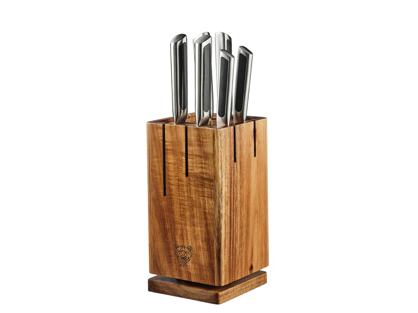 Lot de 7 couteaux de cuisine en inox noir D Björn - Mathon - 1