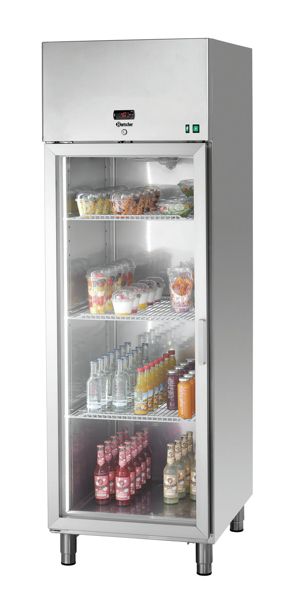 Réfrigérateur avec porte verre 700 GN210 -  461 L - Bartscher - Mathon - 2