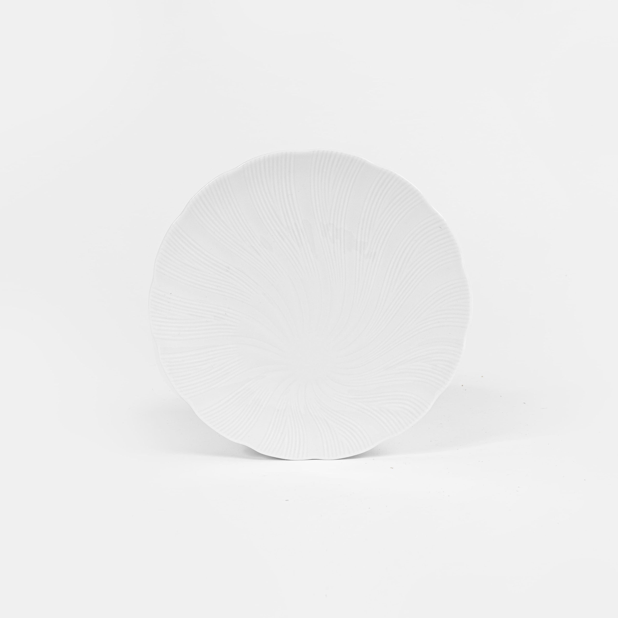 Assiette à dessert TAHITI blanche (19cm) OGRE La Fabrique - Mathon - 1