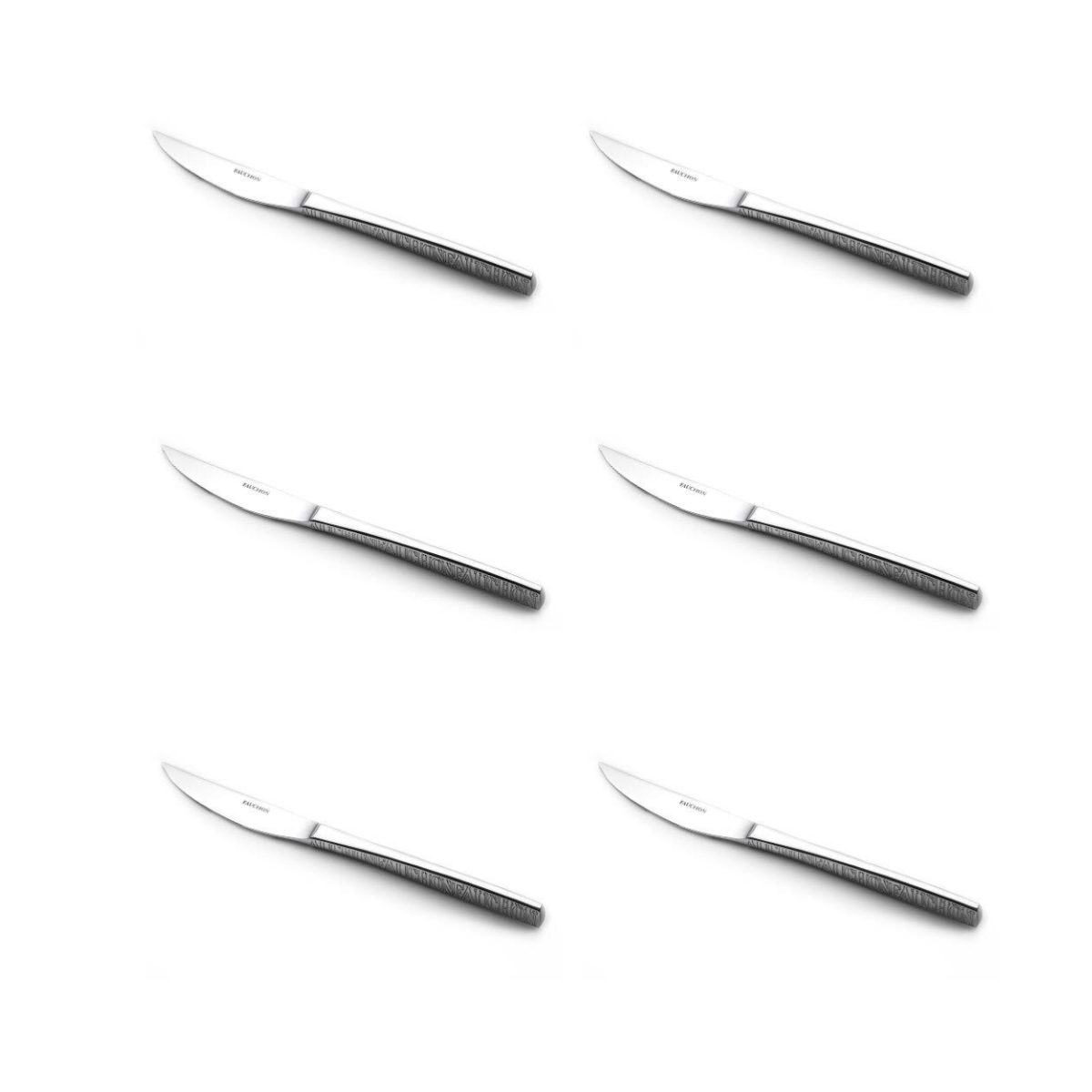 Coffret de 6 couteaux à steak SIGNATURE Fauchon Art de la Table - Mathon - 3