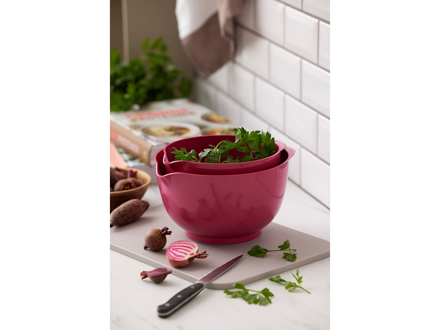 Set de bols 4 pces NEW MARGRETHE en durostima® Betterave Rosti - Mathon - 2