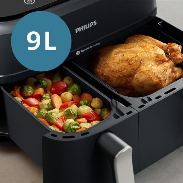 Friteuse Electrique  Sans Huile Philips - Airfryer Na351/00 - Double C Philips - Mathon - 2