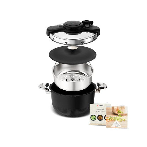Autocuiseur Seb Clipso Tempo 3-in-1 P4810700 Noir Seb - Mathon
