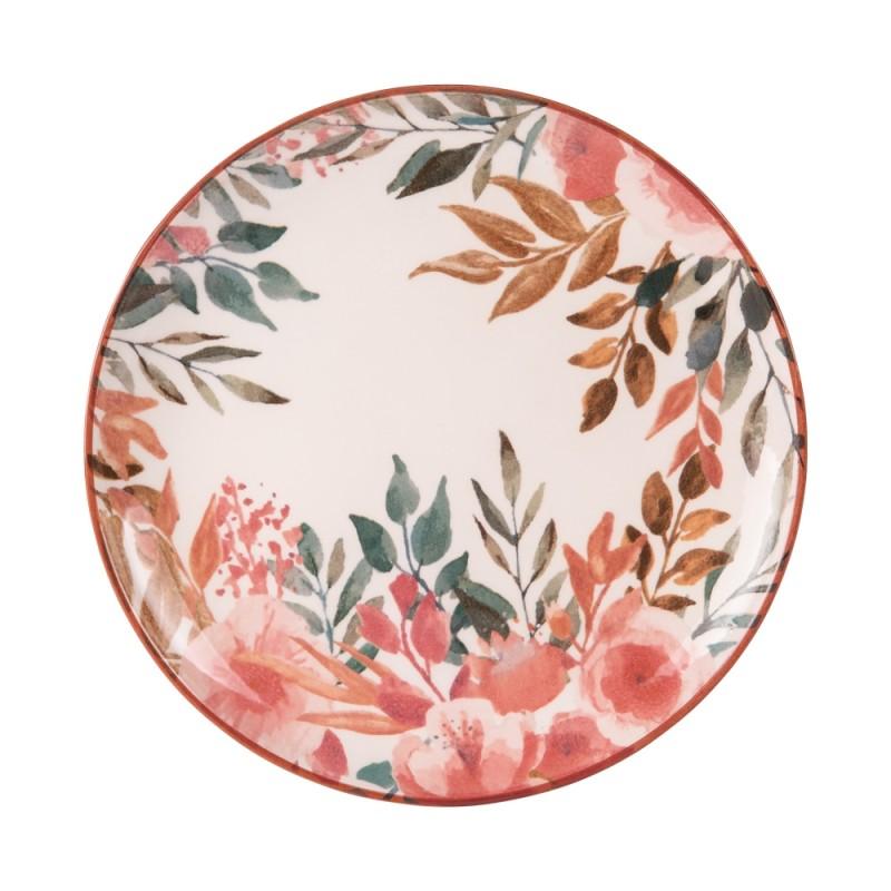 Assiette plate Pink Flor 27 cm (lot de 6) Table passion - Mathon - 2