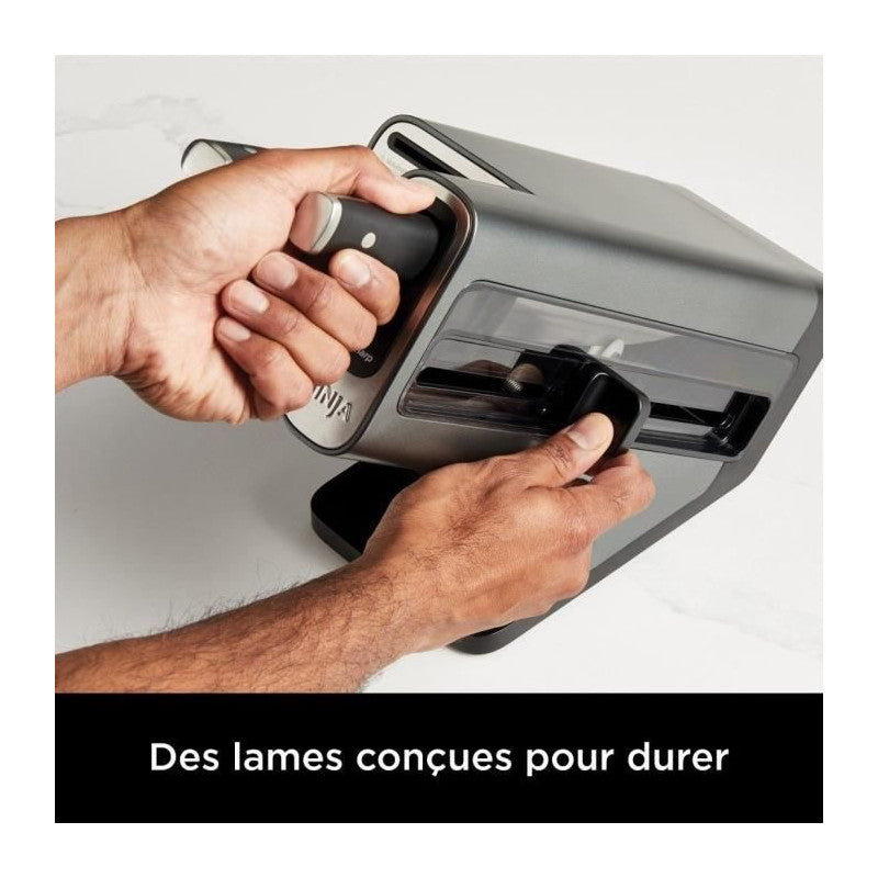 Bloc-couteaux - Ninja Foodi - Staysharp K32006eu - Avec Affûteur - Ensemble De Couteaux - 6 Pieces Aiguisées - Noir Ninja - Mathon - 2