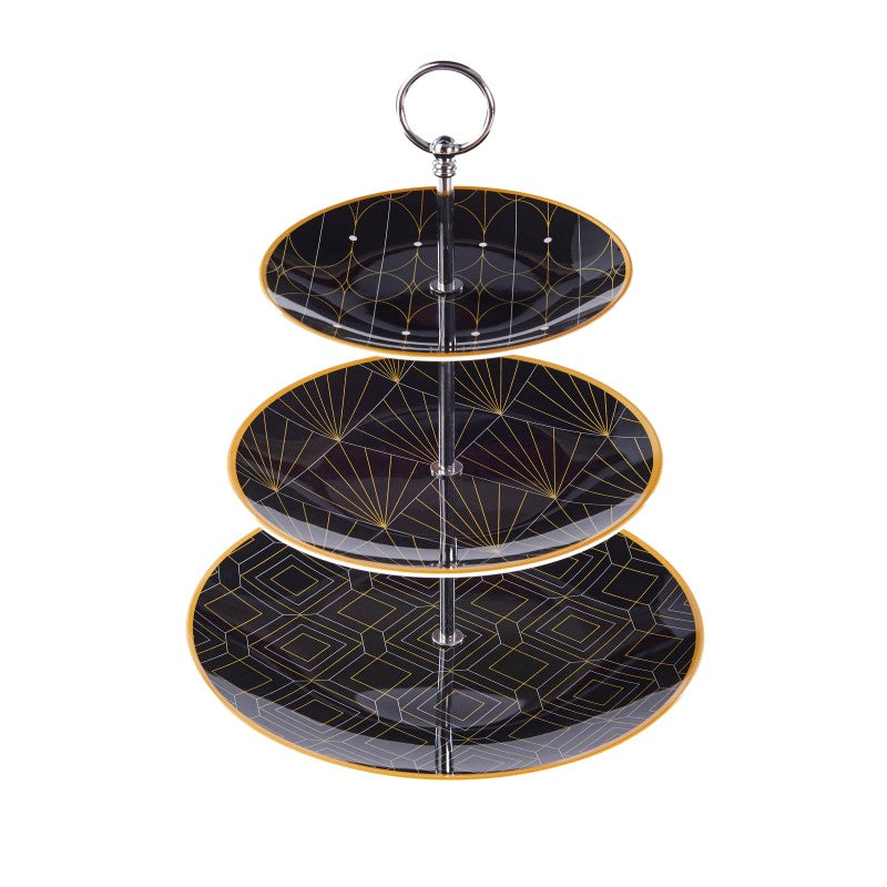 Plat à gâteau 3 étages Plastorex - Mathon - 1