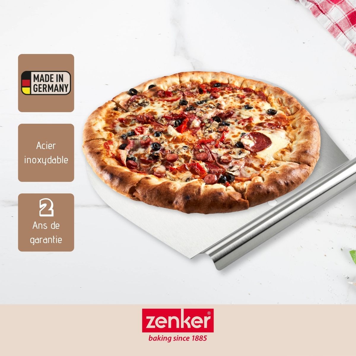 Pelle à gâteau ou pelle à pizza 28 cm Zenker Smart Pastry Zenker - Mathon - 4
