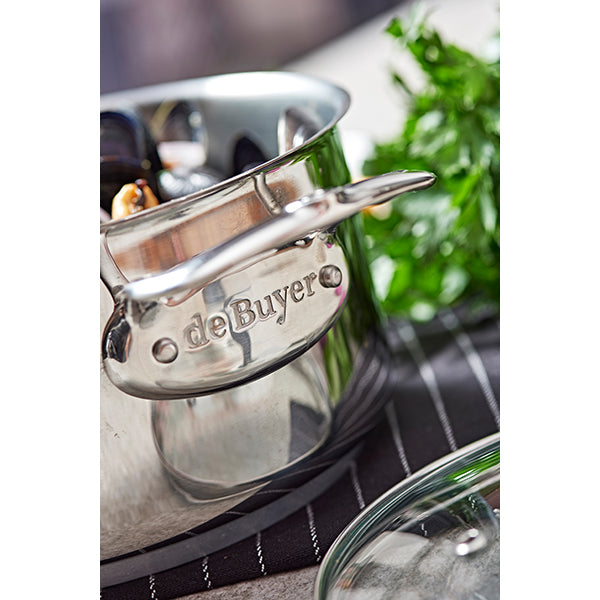 Faitout inox Milady avec couvercle en verre 20 cm 3 L De Buyer - Mathon - 3