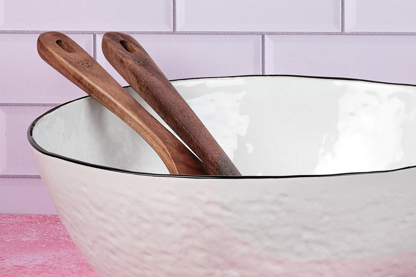 Saladier PURE Ø24cm et Ø30cm - 2 pièces - Blanc Neige Björn - Mathon - 6