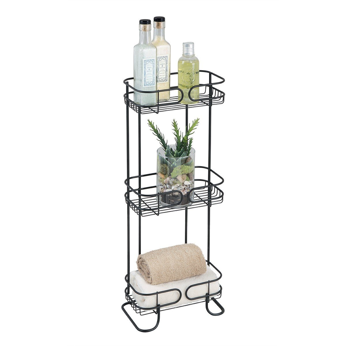 Étagère trois niveaux pour salle de bain Calicosy - Mathon - 1