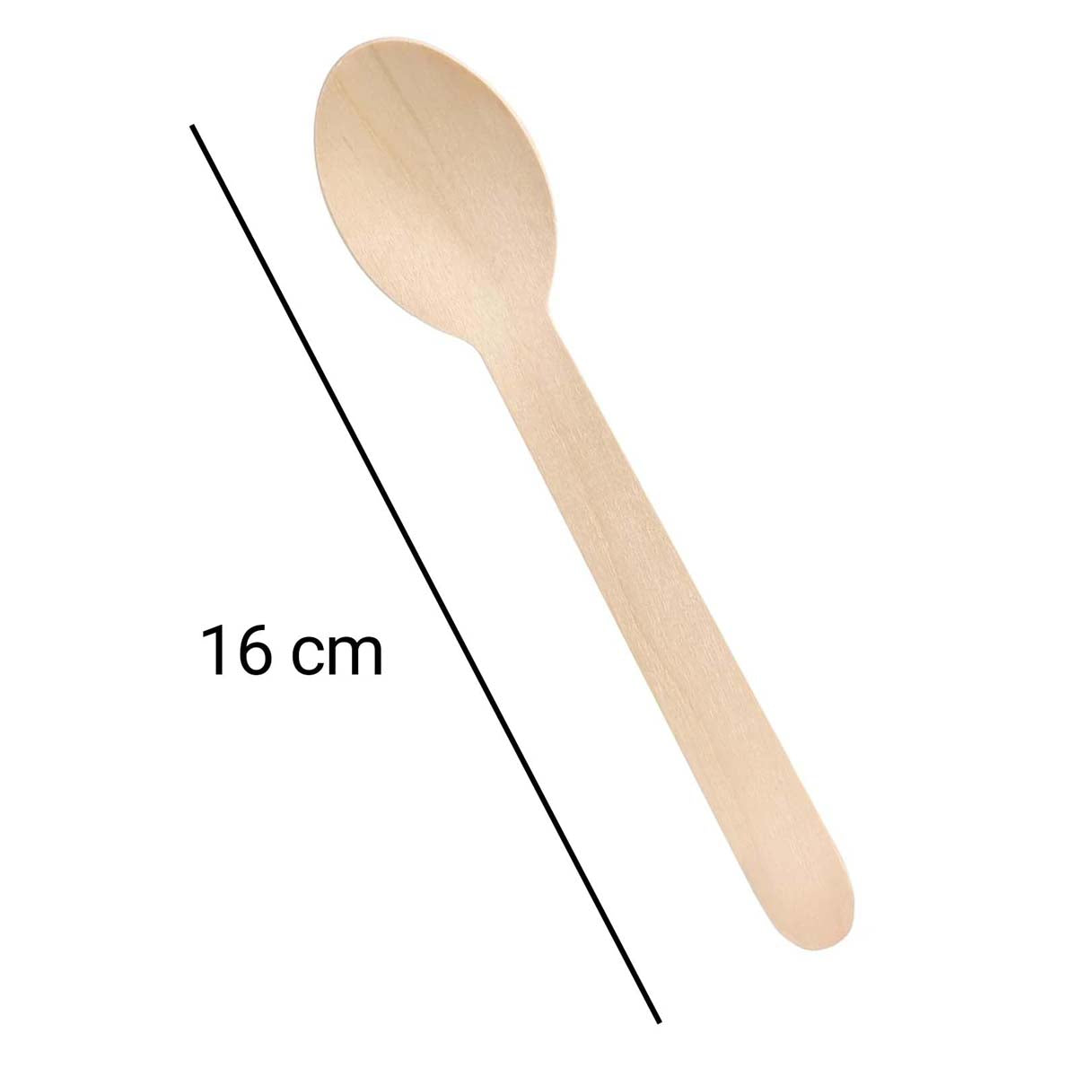 Lot de 50 Cuillères en Bois Alpina - Mathon - 2