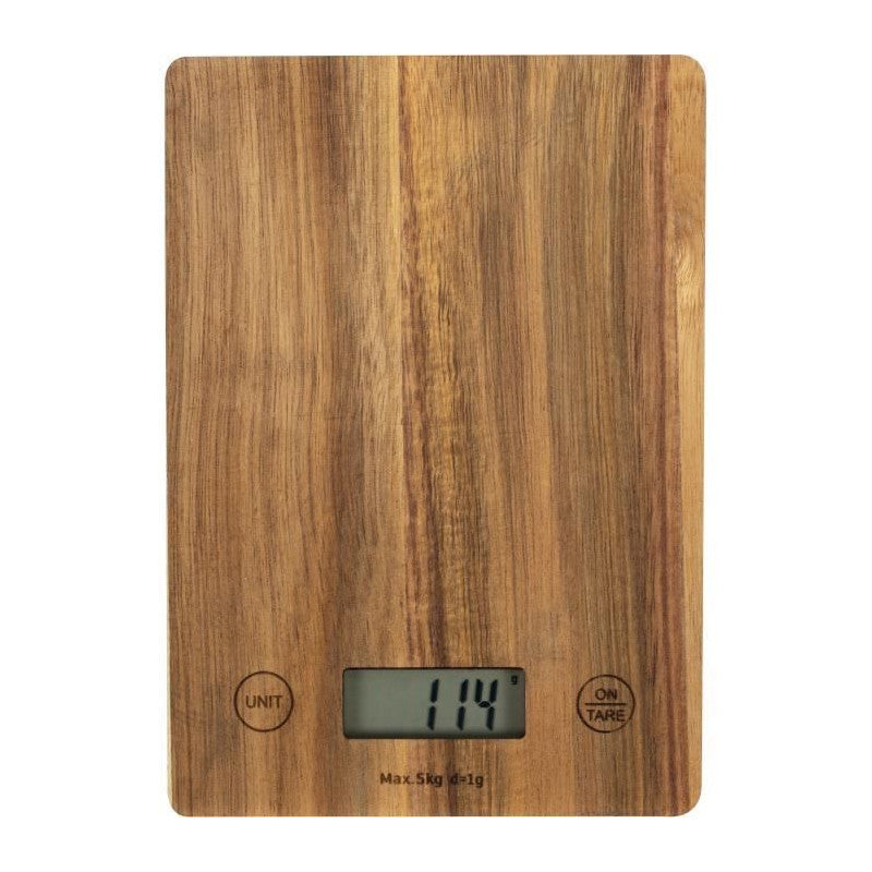 Balance De Cuisine électronique - Livoo - Dom492 - Plateau Acacia - Max. 5 Kg - 4 Unités De Mesure - Ecran Lcd Livoo - Mathon - 1