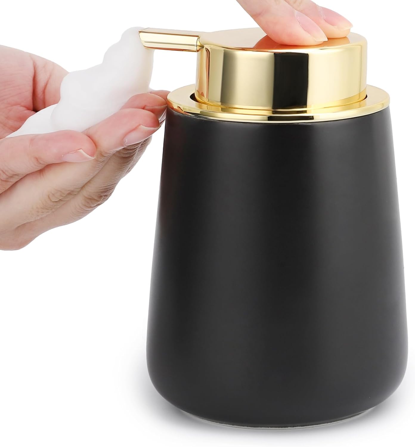 Distributeur Savon Mousse de 400ml noir Vendos85 - Mathon