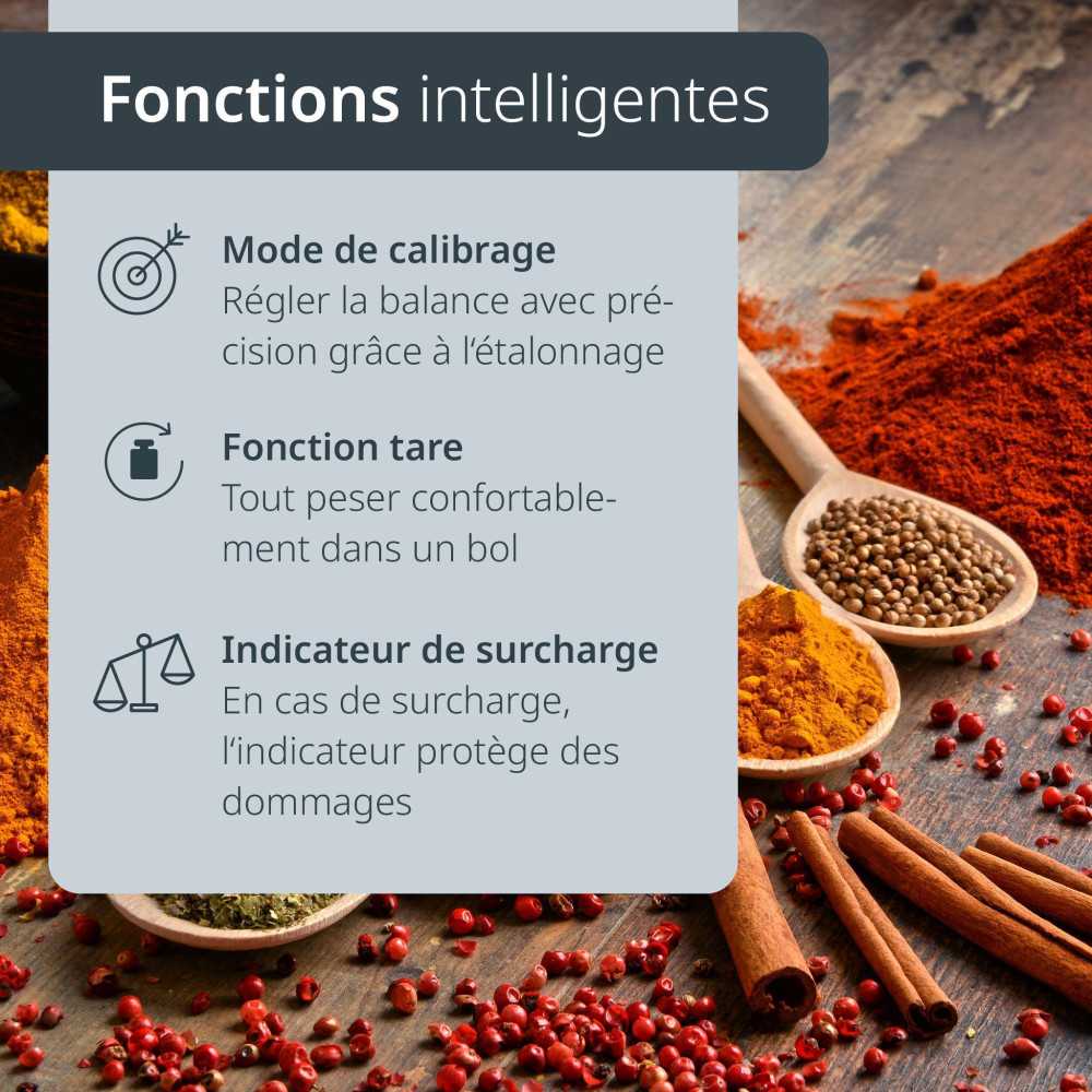 Balance De Cuisine Digitale - Ade - Pocket - Plastique Abs - De 0,1 A 300 Gr - Inclus 2 Piles Aaa ADE - Mathon - 3