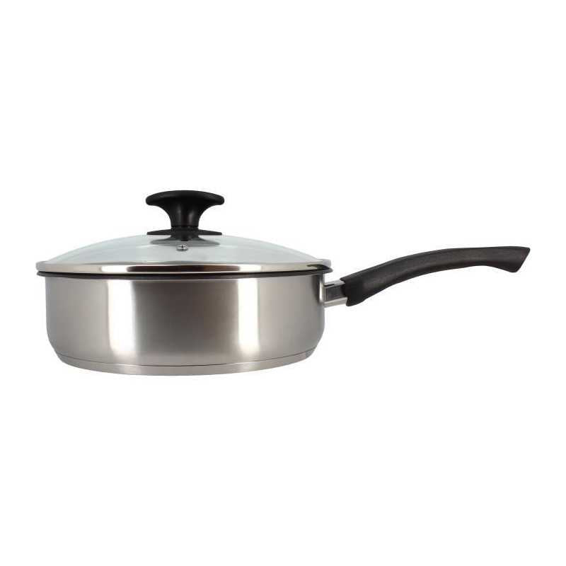 Sauteuse - Menastyl - 6020248 - En Acier Inoxydable - 28 Cm - Tous Feux Dont Induction Menastyl - Mathon - 1