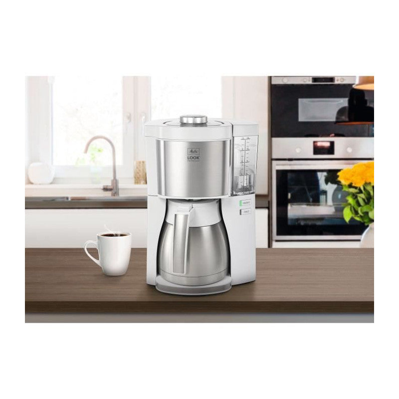 Machine A Café Melitta - Look V Therm Perfection 1025-15 Blanc/acier Brossé Melitta - Mathon - 4