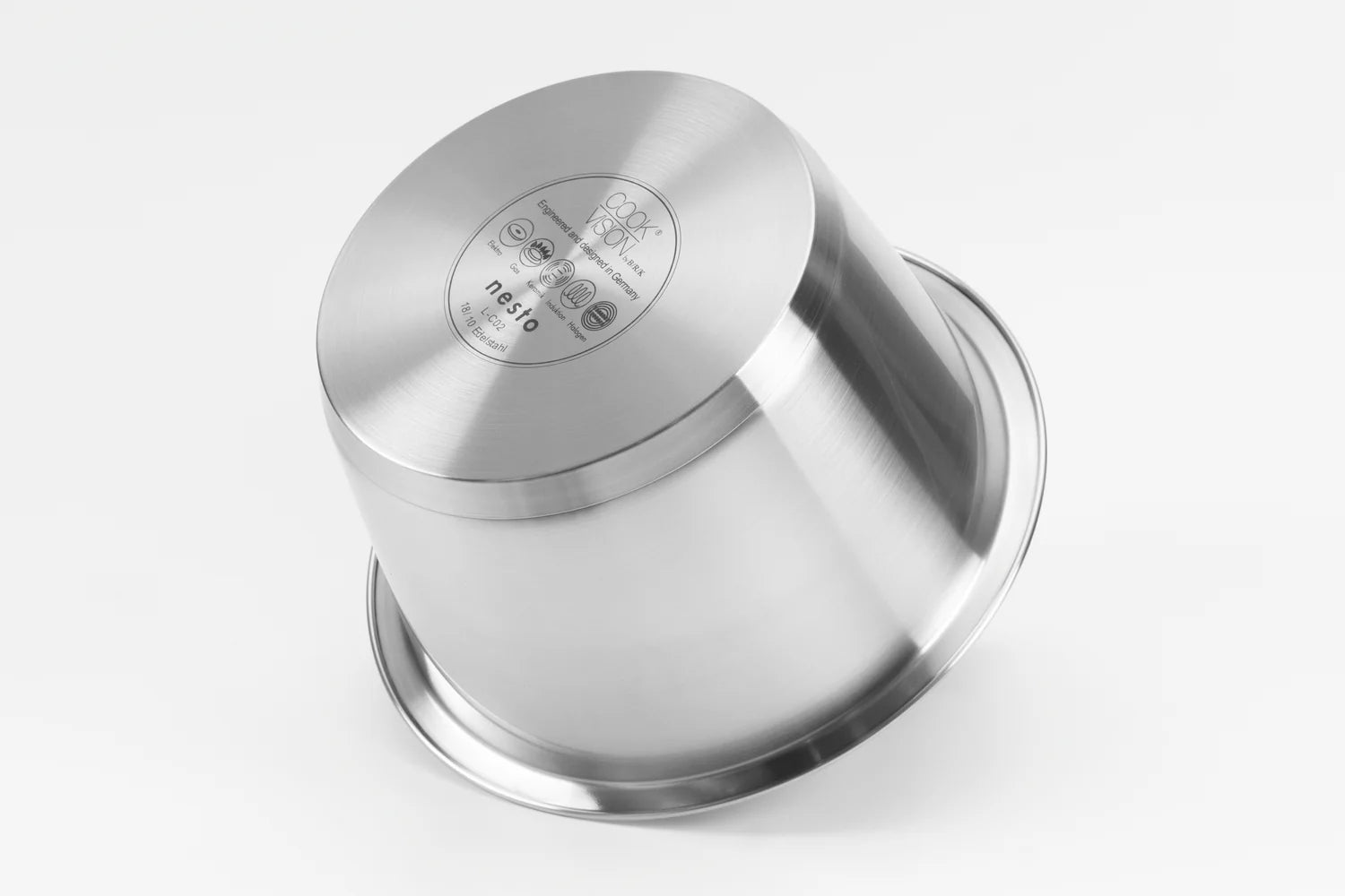 Casserole empilable cookvision 22 x 12,7 cm de 3,8 litres en Inox Cookvision - Mathon - 2