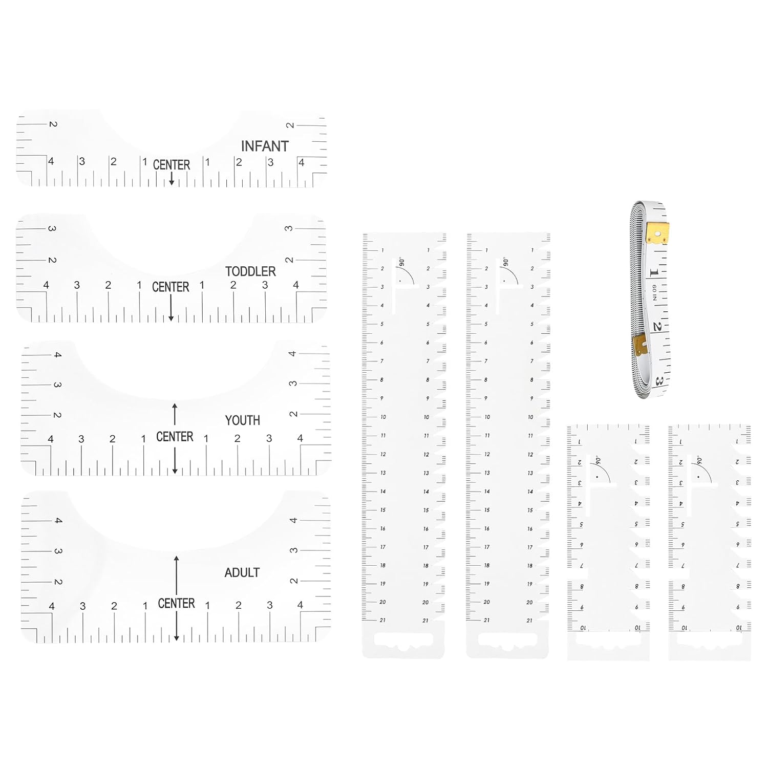 Ensemble de règles de couture avec mètre ruban Vendos85 - Mathon