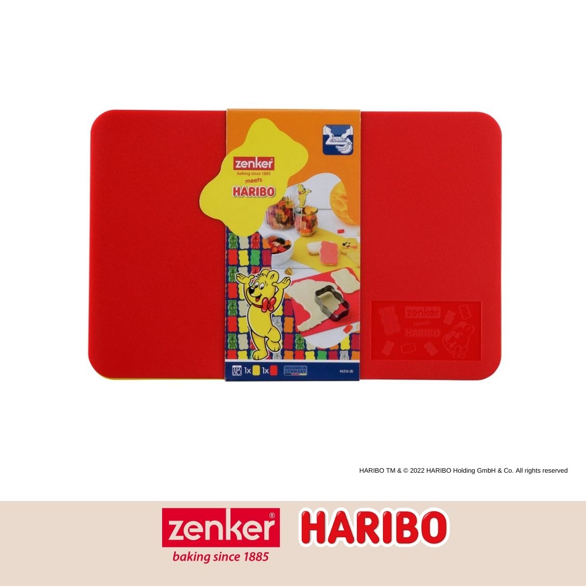 Lot de 2 planches à découper en plastique 24,5 x 16 cm Zenker Haribo Zenker - Mathon - 10