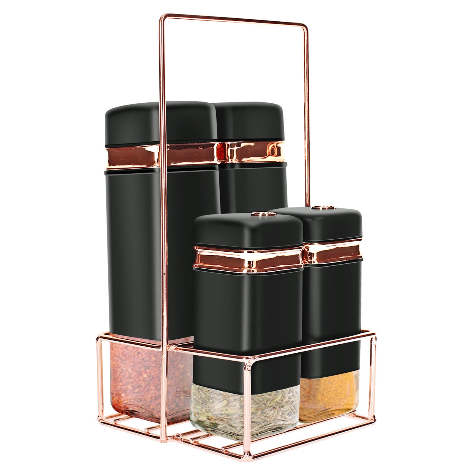 Ensemble 4 Pots à Condiments Cheffinger - Mathon - 1